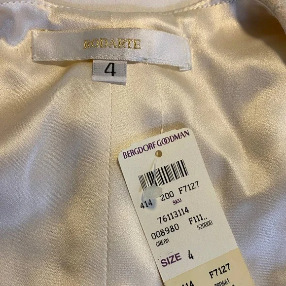 RODARTE Cashmere & Silk Cropped Bolero Jacket Size 4 NWT from Bergdorf Goodman - Picture 2 of 15